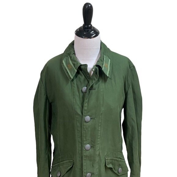 Vintage Men's Swedish 3 Crown Military Jacket C46 Paratrooper  w. Codpiece - Picture 2 of 9
